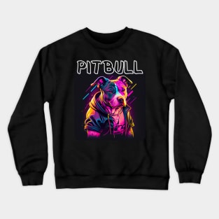 Graffiti Style - Cool Pitbull 2 Crewneck Sweatshirt